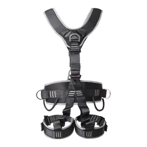 حزام أمان لكامل الجسم للكبار للعمليات التي تجري في ارتفاعات عالية حماية الشخص الشخصية من السقوط أثناء التسلق والنزول