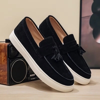 Chaussures décontractées pour hommes, antidérapantes, légères, à semelle souple, respirantes et confortables, couleur unie, chaussures de course à enfiler pour hommes