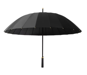 <span class=keywords><strong>Parapluie</strong></span> de golf moderne semi-<span class=keywords><strong>automatique</strong></span> personnalisé avec logo, coupe-vent, pour hommes et femmes, 24 baleines, poignée en cuir, couleur unie, <span class=keywords><strong>parapluie</strong></span> droit - Product Image 1