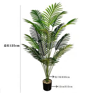 Vente directe d'usine - Plantes artificielles haut de gamme pour la décoration de vitrines - Plantes artificielles <span class=keywords><strong>Chrysalidocarpus</strong></span> <span class=keywords><strong>Lutescens</strong></span> - Product Image 3