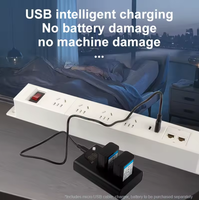 Cargador de Batería de Litio NP-FW50 con Pantalla LCD y USB para Cámaras Sony ZV-E10 A7 A6000 Serie NEX
