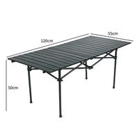 Ensemble de table pliante d'extérieur, sièges portables pour le camping, le pique-nique, la randonnée, la plage et la cour