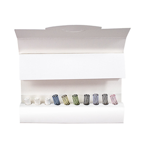 Filtre à cigarettes jetable en verre, filtre en papier à charbon actif, boîte de rangement rectangulaire de style simple, logo personnalisé - Product Image 1