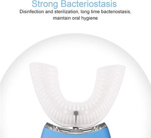 Vente en gros : Brosse à dents sonique intelligente automatique de type U, 4 modes, chargement USB, blanchiment des dents, lumière bleue, poils durs, usage domestique - Product Image 6