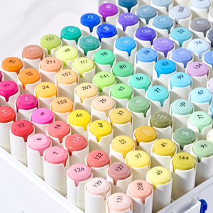 ปากกามาร์คเกอร์ STA Professional สำหรับวาดภาพ 80/108/200 สี หมึกแอลกอฮอล์ หัวคู่ ไม่ซีดจาง เหมาะสำหรับการสร้างสรรค์ผลงาน - Product Image 2