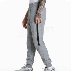 Pantalon de survêtement pour homme en coton de meilleure qualité du fabricant Nouveau style sport décontracté Marque privée Léger Droit Mi-foncé - Product Image 2