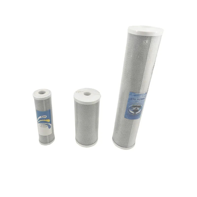 O tratamento da água ativou o filtro 1 5 do cartucho do carbono 10 cartucho do filtro do CTO do mícron com 10 20 polegadas de comprimento