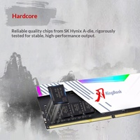 Module de mémoire pour ordinateur de bureau Kingbank Golden Bud Blade Series RGB Light Strip DDR5 6400MHz, pour jeux et e-sport, overclocking, en stock