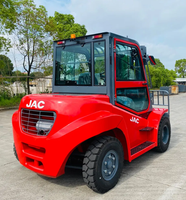 Chariot élévateur contrepoids diesel JAC neuf 7T CPCD70J avec pneus pleins pour l'usine sidérurgique et la manutention de matériaux de construction