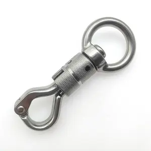 Stainless steel Swivel Snap Shackle, quick release snap hook for marine and industrial rigging aplications