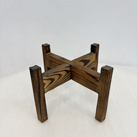 Étagère à plantes en bois naturel, support pour pot de fleurs en bois, étagère d'angle florale, support en bois, accessoires de jardin, design antique