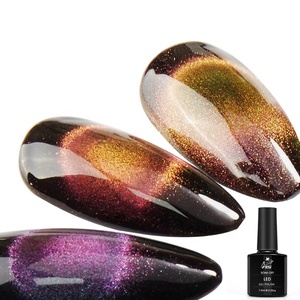 Felice 12 colores Galaxy efecto 9d ojo de gato Gel orgánico Gel UV remoje magnético Gel polaco de ojo de gato - Product Image 1