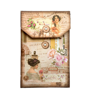 Material Vintage mano cuenta decoración Base papel mensaje Collage 6 modelos 80 unids/pack serie de poesía pegatinas decorativas Decoración - Product Image 5