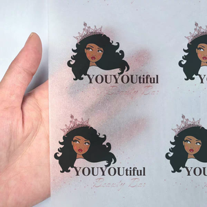 Papier de soie imprimé avec logo personnalisé pour l'emballage des extensions de cheveux, des perruques et des mèches de cheveux - Product Image 3