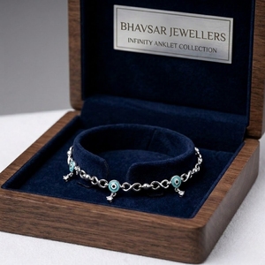 Elegante Tobillera de Plata 925 para Mujer, Cadena Ajustable con Dijes Modernos, Joyería de Pie a la Moda para Niñas, Regalo para Uso Diario - Product Image 1