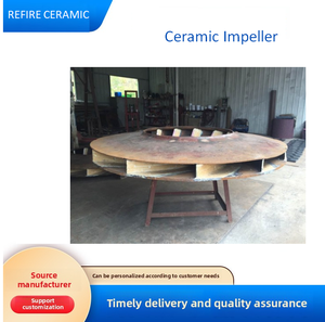 Impulsor forrado de cerámica de larga duración personalizado con diseño anticaída para aplicaciones de servicio pesado - Product Image 2