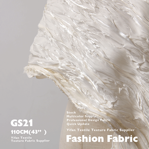 Telas <span class=keywords><strong>de</strong></span> moda que fluyen líquido brillo Natural arrugas desordenadas telas plisadas para ropa camisa <span class=keywords><strong>de</strong></span> vestir - Product Image 2