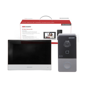 <span class=keywords><strong>Kit</strong></span> de <span class=keywords><strong>Videoportero</strong></span> IP Hik Original DS-KIS603-P(C) para Villa, Compatible con HIK, Estación de Puerta de Montaje en Superficie, Cámara de 2MP - Product Image 1