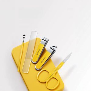 Stainless Steel Nail Clipper <b>Set</b> <b>Manicure</b> Kit Scissors Nail File Ear Pick Beauty Grooming Tools Travel <b>For</b> Women <b>Men</b> - Product Image 2