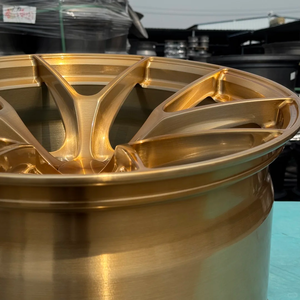 ล้อฟอร์จชิ้นเดียวรุ่น CD-502 สีทองปัดเงา ขนาด 18-24 นิ้ว 5x112 5x120 ขอบลึกเว้า สำหรับ BMW Mercedes Audi Tesla - Product Image 4