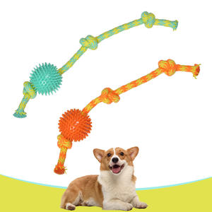 Juguetes de cuerda de algodón para mascotas al por mayor de nuestra fábrica, incluidos aquellos para entrenamiento de durabilidad, Limpieza de dientes y masticar perros - Product Image 1