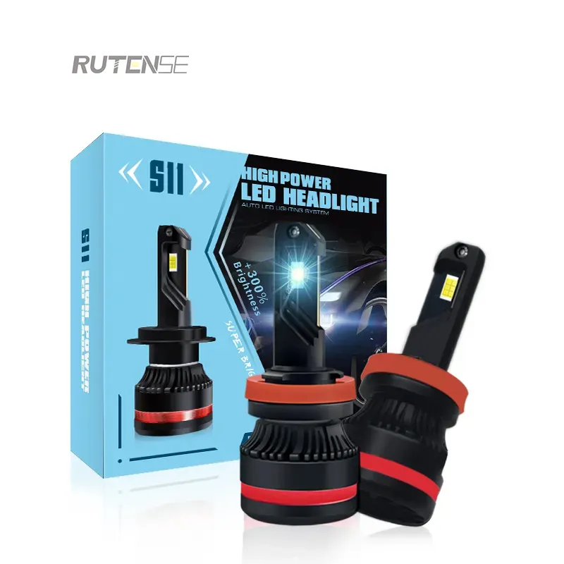 RUTENSE หลอดไฟ Led ขายส่งหลอดไฟ Led รถยนต์หลอดไฟหน้าเลเซอร์ S11รุ่นพิเศษแสง OEM/ODM สำหรับรถยนต์