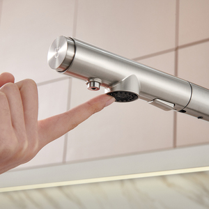 ก๊อกน้ำแบบดึงลงติดตั้งบนเคาน์เตอร์ครัว สแตนเลส 304 แบบ 3 ทาง ราคาโรงงาน - Product Image 4