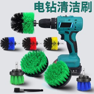 Cleaning Brush Drill Attachment Nylon Bristles Multi Functional Household Cleaning Tool - Product Image 2