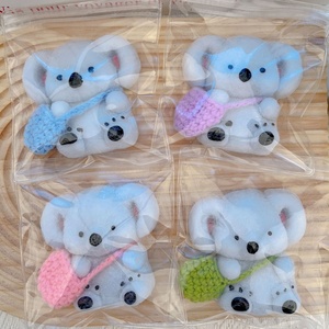 Mini jouet à presser en silicone, mignon koala ou petit ours, anti-stress, cadeau pendentif à pincer pour les 5 à 7 ans - Product Image 4