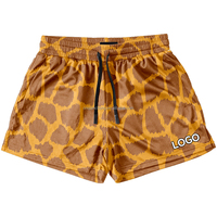 Shorts de sport pour hommes en mesh imprimé intégral, séchage rapide, respirants, motif camouflage animal, fitness, course à pied, sublimation, personnalisés, OEM, vente en gros