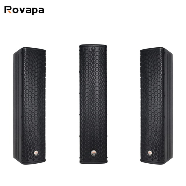 Multi Installation Indoor Sound Column 4 5 Inch 160W 4Ohm Birch Wood Loudspeaker Full Solid Tone for Office Meeting Room