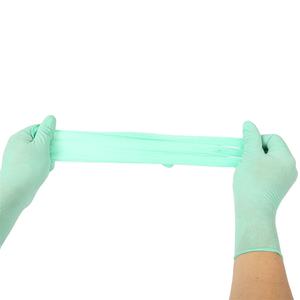 Soins dentaires vert menthe frais oem logo personnalisé service alimentaire sans poudre nettoyage à domicile VE gants jetables gants en latex - Product Image 3