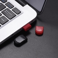 Mini clé USB 2.0/3.0, disque U en plastique avec capuchon, mini clé mémoire en métal 4 Go 128 Go pour ordinateur, clé USB
