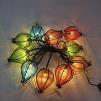 Guirlande lumineuse LED, vente chaude, LED extérieure, ballon d'air chaud, imperméable, solaire, cour, remise de diplôme, printemps, été, lumière