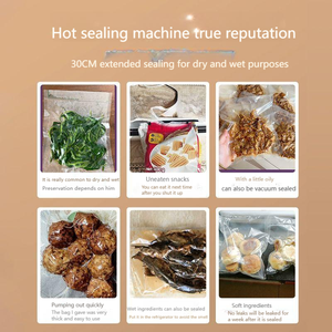 Máquina de Sellado al Vacío Doméstica Multifuncional Portátil e Impermeable con Pantalla Digital y 10 Bolsas de Vacío para Almacenamiento en Refrigerador - Product Image 6