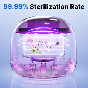 틀니 용 초음파 리테이너 클리너 UV 치과 청소 포드 나이트 가드 클리너 - Product Image 3