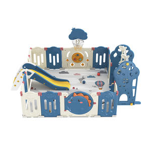 Tappetino in plastica moderna per gioco per bambini con recinzione di sicurezza per uso interno - Product Image 5