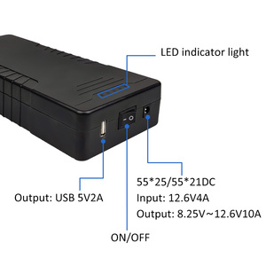 OL5-USB2438 công suất cao DC UPS ngân hàng điện 284.16wh 12V10A DC điện áp rộng xếp hạng đầu ra cho máy ảnh động cơ ánh sáng công cụ điện - Product Image 6
