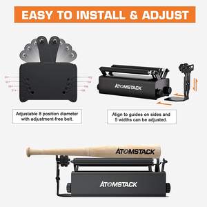 Otaxis AXIS olloll3 3 3 3 Potototary Engraver Axis axis olloller ollngraving Module For Cylindrical Bine Lass umbler ans Ox OUND - Product Image 5