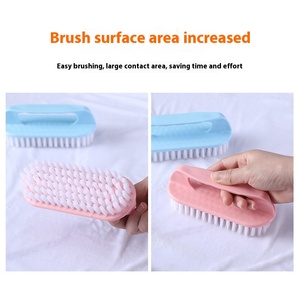 Sunshine Factory moule à épurateur à <span class=keywords><strong>main</strong></span> en plastique petite <span class=keywords><strong>brosse</strong></span> de nettoyage à poils en <span class=keywords><strong>nylon</strong></span> pour vêtements de bébé utilisation quotidienne à la maison et dans la cuisine Golf - Product Image 5