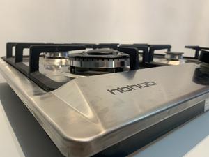 Fornello da cucina universale con accensione automatica a 4 fuochi a <span class=keywords><strong>Gas</strong></span> e ceramica con manopole in metallo elettrico e alimentato a batteria - Product Image 4