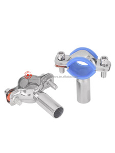 SS304ยึดท่อสแตนเลสยึดท่อคงที่ด้วยยางสีฟ้า - Product Image 4