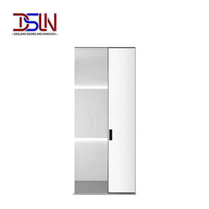 Porte coulissante en verre de qualité supérieure avec système dissimulé, murale, à glissière intégrée, pour salles de bain résidentielles et commerciales - Product Image 1