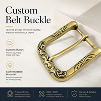 Nouvelle ceinture de fabrication professionnelle et accessoires boucle de ceinture de Cowboy occidental en laiton Antique Conchos pour cuir