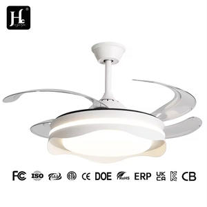 42 Inch <b>Smart</b> Remote Control Modern Led Lamp <b>Ceiling</b> <b>Fan</b> with Light and Remote DC Motor - Product Image 5