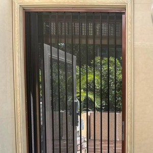 Aluminum Alloy Frame Sliding Door <b>Window</b> Pleated Plisse Mosquito <b>Net</b> Polyester Retractable Folding Fly Insect Screen Mesh - Product Image 5