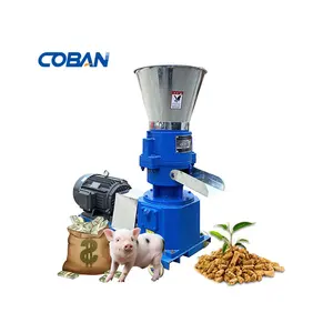 Máquina de pellets para ração animal, máquina de pellets para ração de frango, 100-150 kg/h, para frango, galinha, touro, Coban