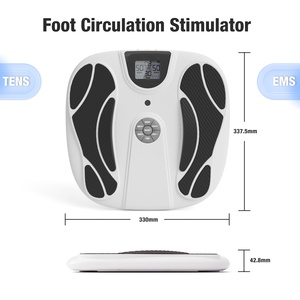 Şarj Edilebilir Shiatsu EMS Elektrikli Ayak ve Bacak Masaj Aleti, Kan Dolaşımını Artıran Titreşimli Pedli Mat - Product Image 4