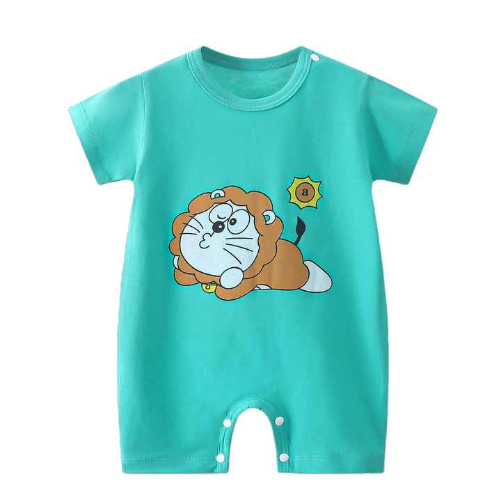 New Summer Baby Onesie Clothes Romper Pure Cotton Short Sleeves Thin ...
