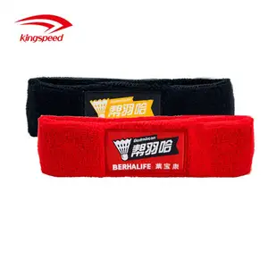 사용자 정의 자수 짠 로고 탄성 테리 sweatbands 머리띠 스포츠 여자 남자 키즈 여자 요가 코튼 땀 헤드 밴드 Hairband